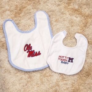 Ole Miss Hotty Toddy Embroidered Bibs